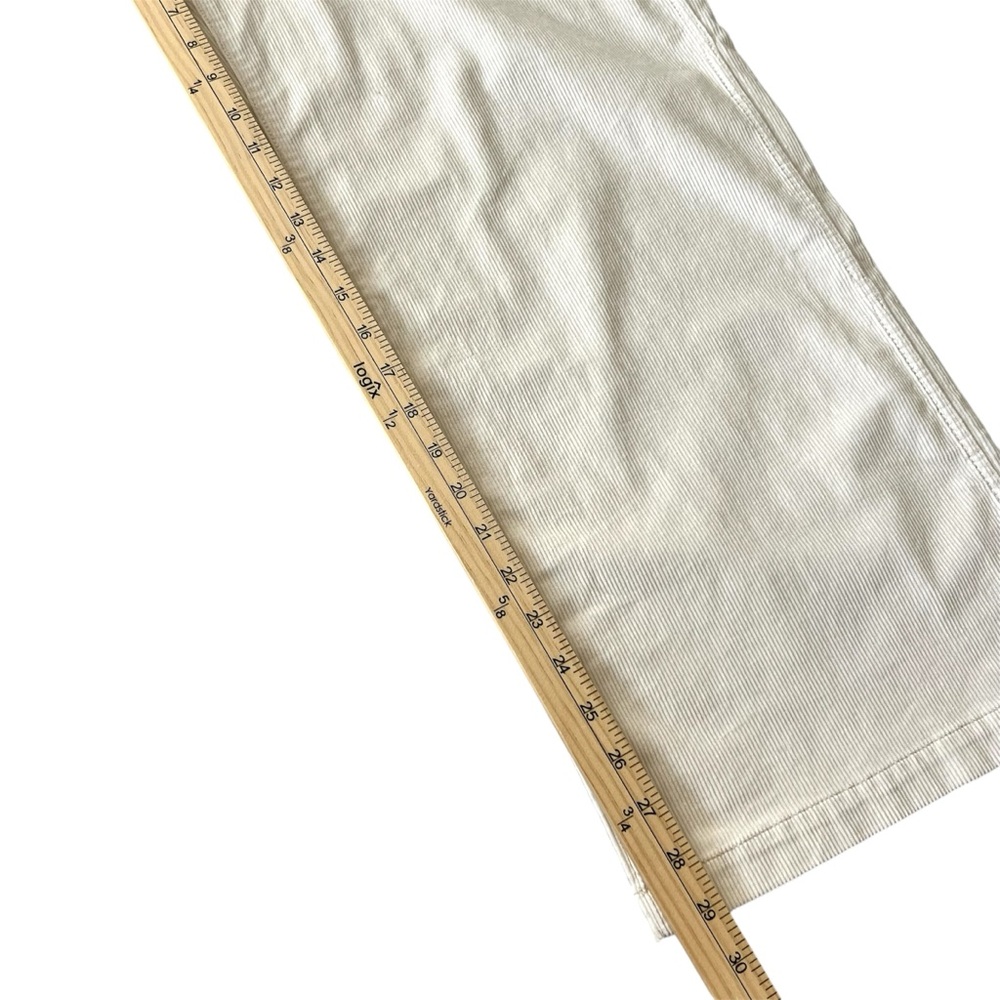 Madewell Emmett 2.0 Corduroy Wide Leg Pants High Rise Cream 32 NWT - Picture 16 of 16